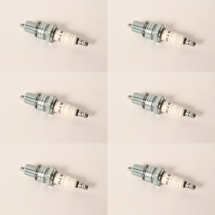 6 PK Oregon 77-312-1 Spark Plug Fits Champion RN9YC NGK BPR6ES Honda 98079-56846