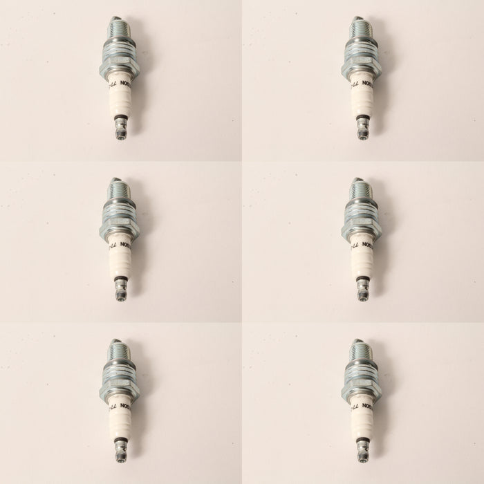 6 PK Oregon 77-312-1 Spark Plug Fits Champion RN9YC NGK BPR6ES Honda 98079-56846