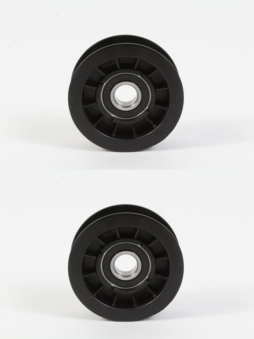 2 Pack Oregon 78-129 Flat Idler Pulley Fits John Deere GX20287