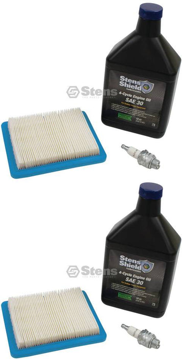 2 Pack Stens 785-535 Engine Maintenance Kit Fits B&S 5140B