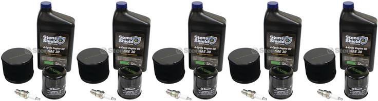 5 Pack Stens 785-640 Engine Maintenance Kit Fits Kawasaki 99969-6150B