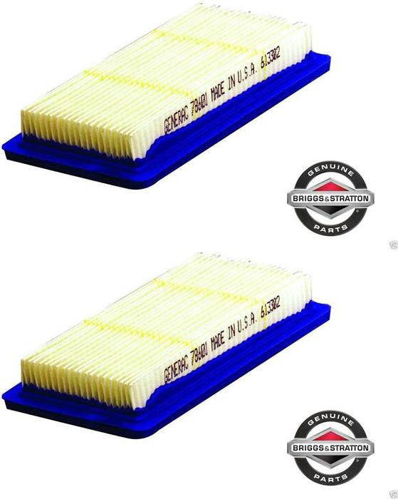2 Pack Genuine Briggs & Stratton 78601GS Air Filter Fits 078601GS 078601 Generac