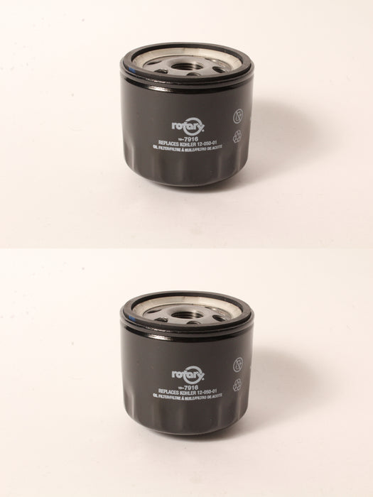 2 Pack Oil Filter Fits Kohler 12-050-01-S JD AM125424 GY20577 2720396 68140