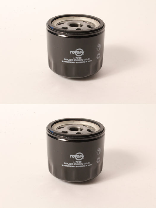 2 Pack Oil Filter Fits Kohler 12-050-01-S JD AM125424 GY20577 2720396 68140