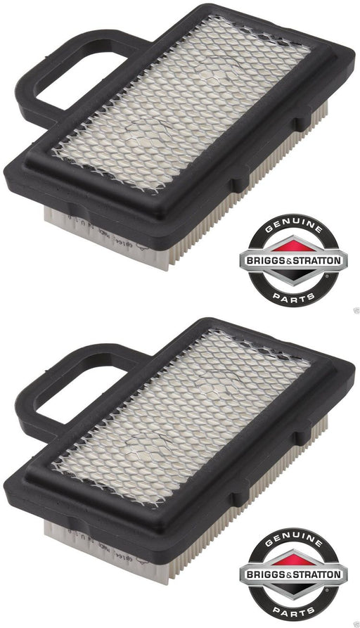 2 Pack Genuine Briggs & Stratton 792101 Air Filter Fits Intek V-Twin OEM