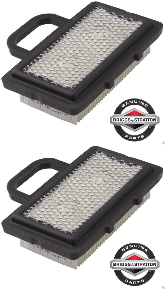 2 Pack Genuine Briggs & Stratton 792101 Air Filter Fits Intek V-Twin OEM