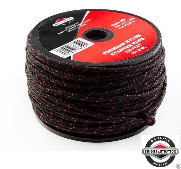 Genuine Briggs & Stratton 792912 200' #5 Premium Nylon Starter Rope Spool OEM