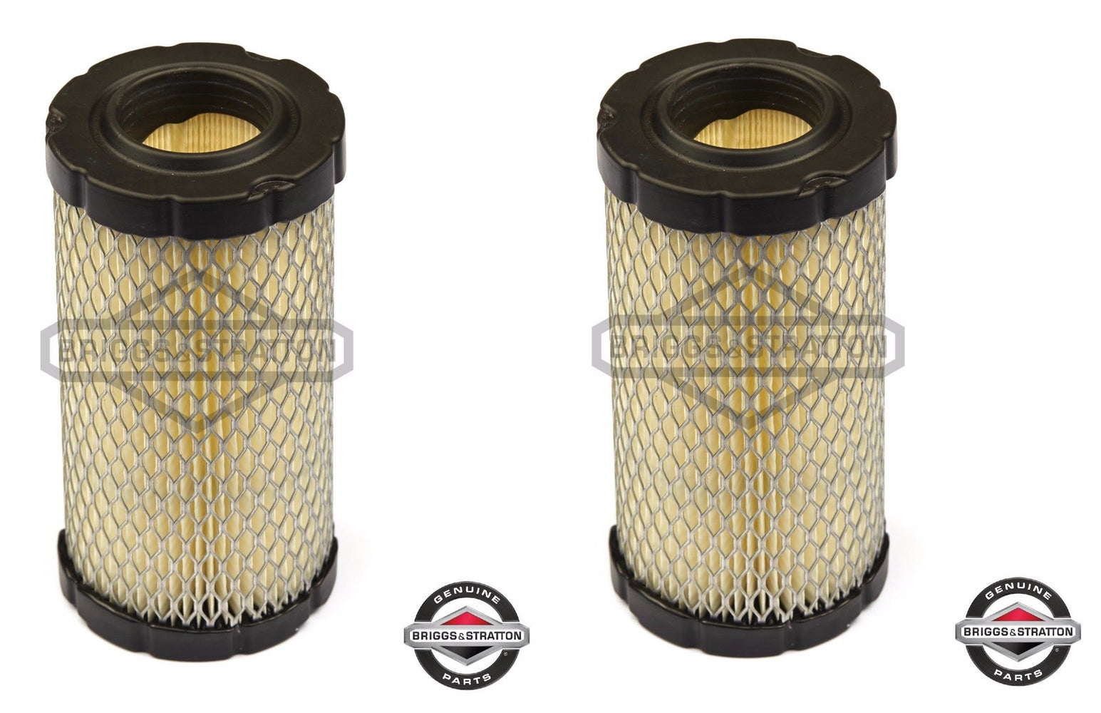 2 Pack Genuine Briggs & Stratton 793569 Air Filter OEM