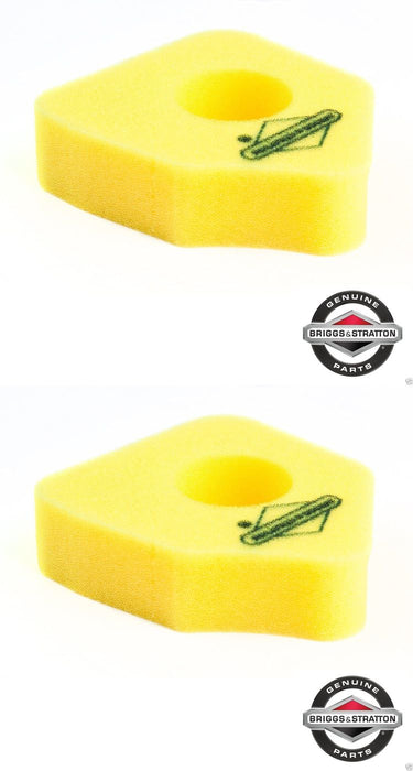 2 Pack Genuine Briggs & Stratton 794071 Foam Air Cleaner Filter Fits Quantum OEM