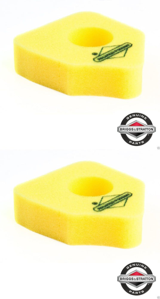 2 Pack Genuine Briggs & Stratton 794071 Foam Air Cleaner Filter Fits Quantum OEM