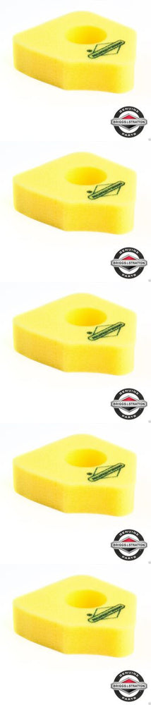 5 Pack Genuine Briggs & Stratton 794071 Foam Air Cleaner Filter Fits Quantum OEM