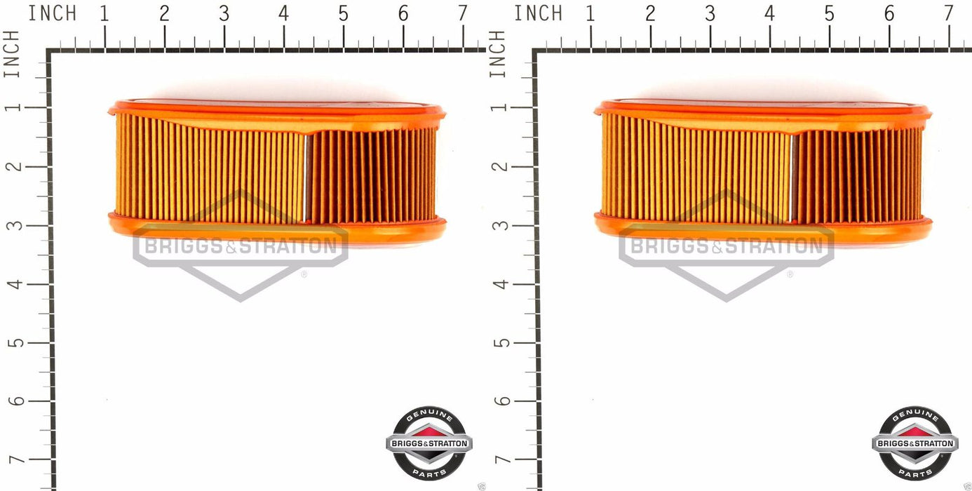 2 Pack Genuine Briggs & Stratton 795066 Air Filter OEM