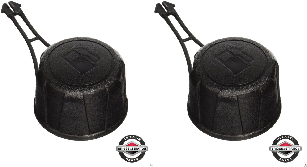 2 Pack Genuine Briggs & Stratton 796577 Fuel Gas Cap OEM