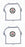 2 Pack Genuine Briggs & Stratton 799587 Crankcase Gasket OEM