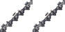 2 Pack Laser 7CX72 20" 3/8" .058" 72 DL Full Chisel Chainsaw Chain Loop