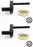 2 Pack Genuine Briggs & Stratton 801418 Choke Shaft Kit OEM