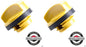 2 Pack Genuine Briggs & Stratton 809500 Oil Fill Cap Fits 271983 491832 691312
