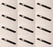 12 Pack Blade Economy 16-1/2"X 3/4" Left Hand Cut