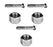 3 Pack Rotary 8343 & 11565 Blade Bolt & Nut Fits Scag 04020-09 04001-41
