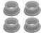 4 PK Yoke Caster Bushing Fits Gravely 5520100 18355 011111 018355 05520100