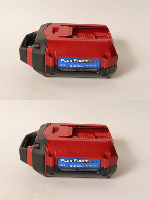 2 PK Genuine Toro 88625 60V Flex-Force Li-Ion Battery Pack 2.52Ah L135 135 WH