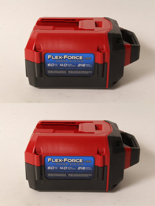 2 PK Genuine Toro 88640 Flex-Force 60V 4.0 Ah Li-Ion Battery 51822 OEM