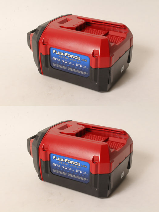 2 PK Genuine Toro 88640 Flex-Force 60V 4.0 Ah Li-Ion Battery 51822 OEM