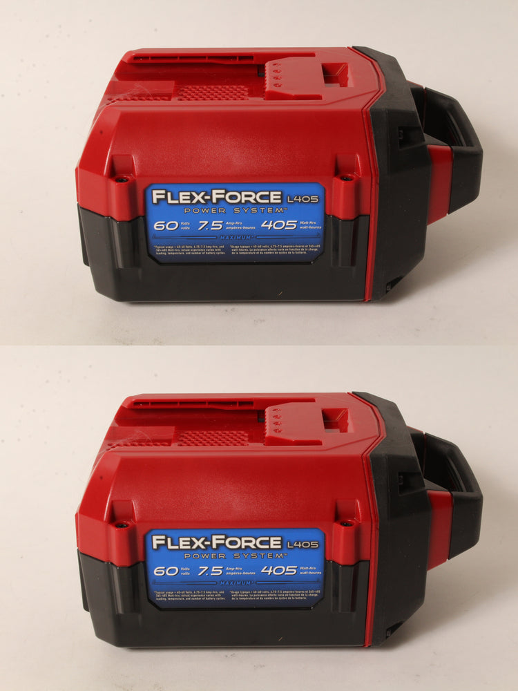 2 PK Genuine Toro 88675 60V MAX Flex Force Li Ion Battery Pack 7.5Ah 405 WH