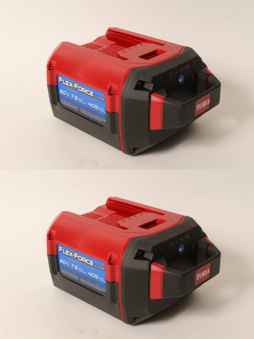 2 PK Genuine Toro 88675 60V MAX Flex-Force Li-Ion Battery Pack 7.5Ah 405 WH