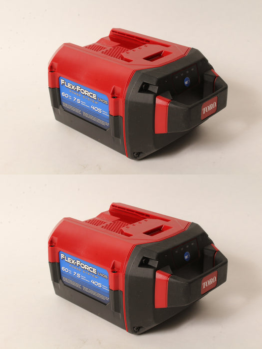 2 PK Genuine Toro 88675 60V MAX Flex-Force Li-Ion Battery Pack 7.5Ah 405 WH