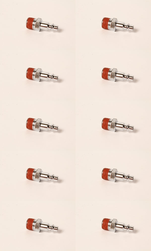 10 PK Porter Cable 887077 1/4" Male Quick Coupler RN175A FR350 COIL250 COIL350