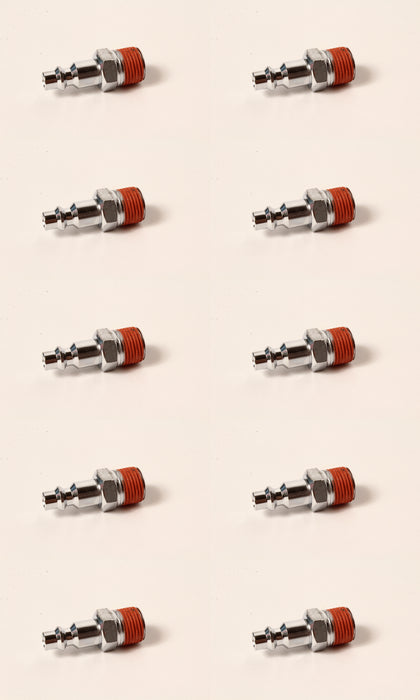 10 PK Porter Cable 887077 1/4" Male Quick Coupler RN175A FR350 COIL250 COIL350