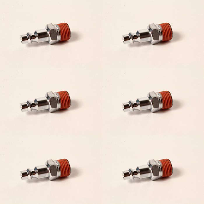 6 PK Porter Cable 887077 1/4" Male Quick Coupler RN175A FR350 COIL250 COIL350