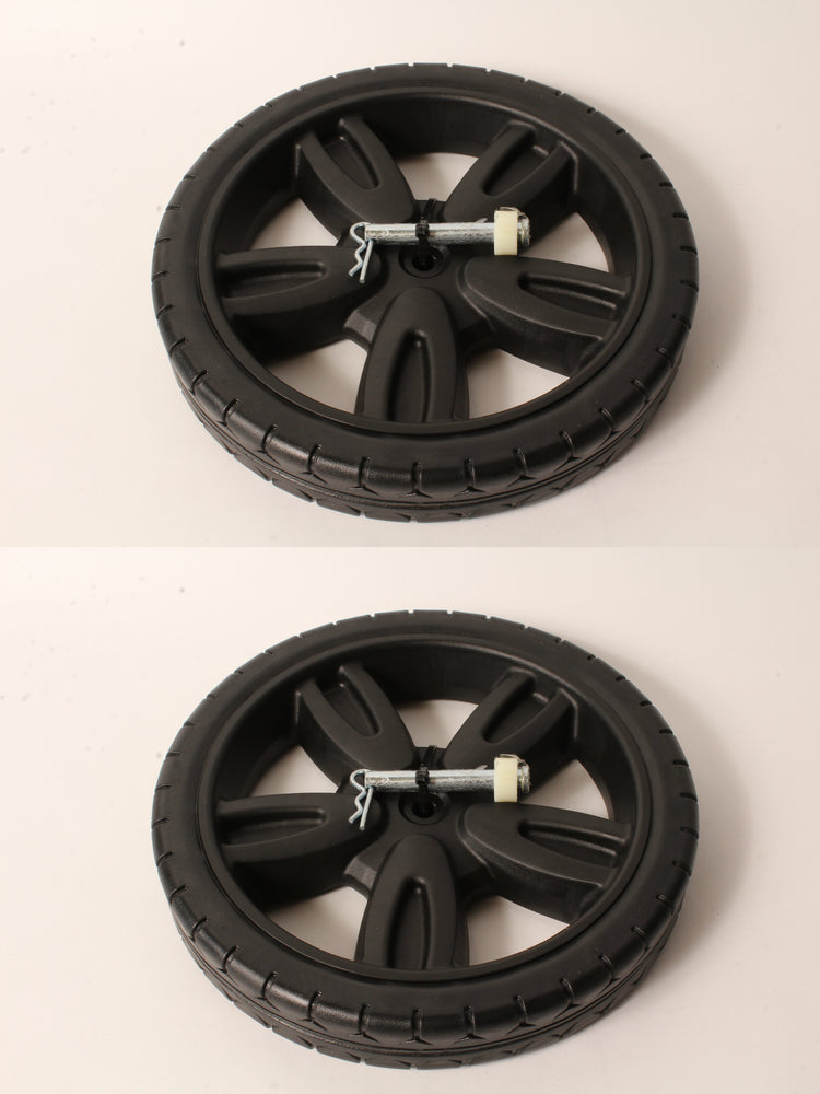 2 Pack Genuine Karcher 9.803-872.0 12" Wheel with Pin Kit Fits G3200X OEM