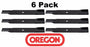 6 Pack Oregon 90-206 Mower Blade for Hustler 783753 52" Fast Track Mini Z