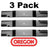 3 Pack Oregon 90-207 Mower Blade for Hustler 781898 52" Super Z