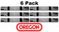 6 Pack Oregon 90-207 Mower Blade for Hustler 781898 52" Super Z