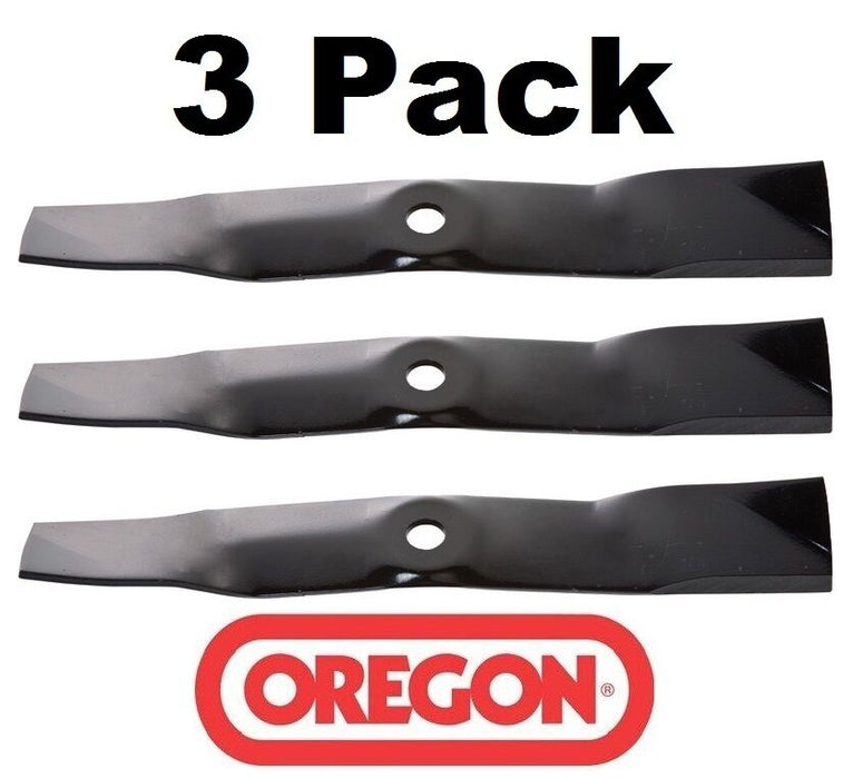 3 Pack Oregon 90-348 Mower Blade for John Deere M145476 M127500 M127653 48C 48"