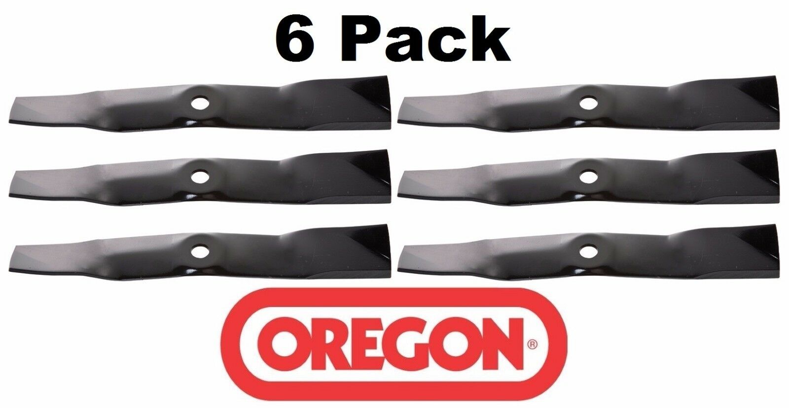 6 Pack Oregon 90-348 Mower Blade Fits John Deere M145476 M127500 M127653 48C 48"