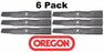 6 Pack Oregon 90-354 Mower Blade for John Deere M143520 M145516 54"