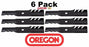 6 Pack Oregon 90-643 Gator Blade for Toro 106636 106077 42"