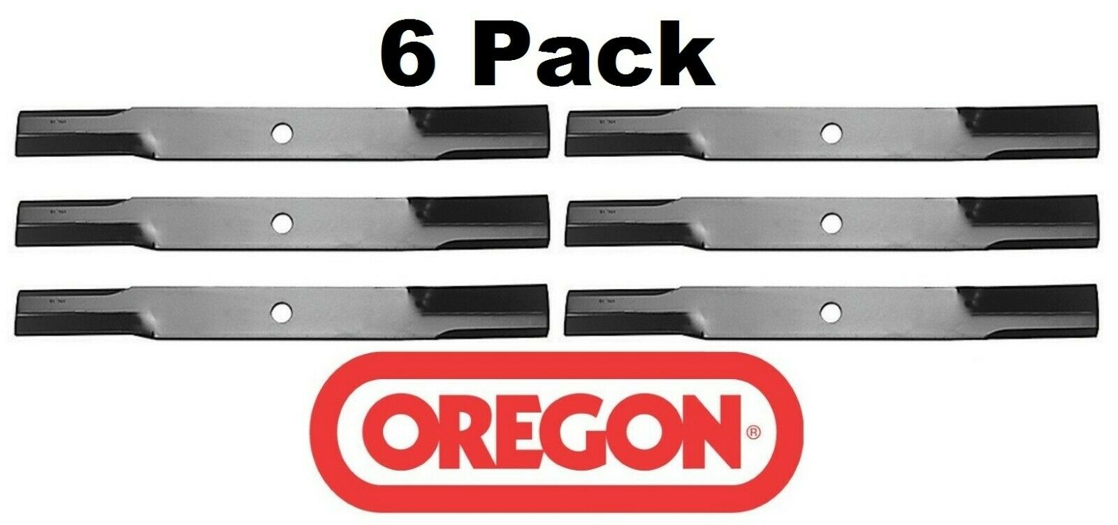 6 Pack Oregon 91-036 Mower Blade Grasshopper 320255