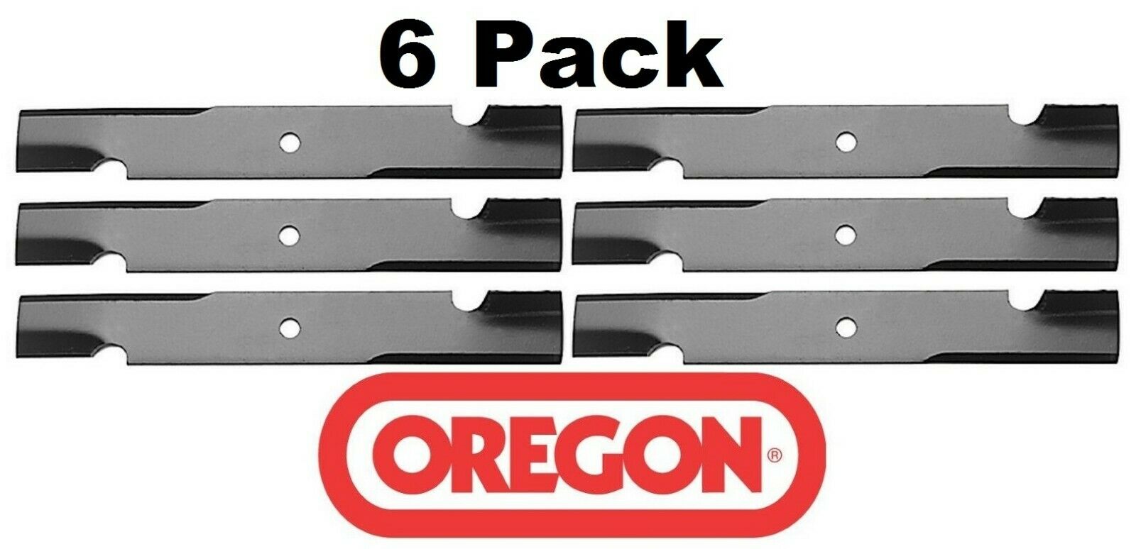 6 Pack Oregon 91-039 Mower Blade Fits John Deere TCU34280