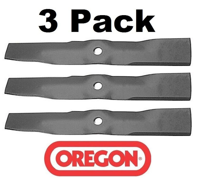 3 Pack Oregon 91-079 Mower Blade for John Deere M136194 M136185 48" 7 Iron Deck