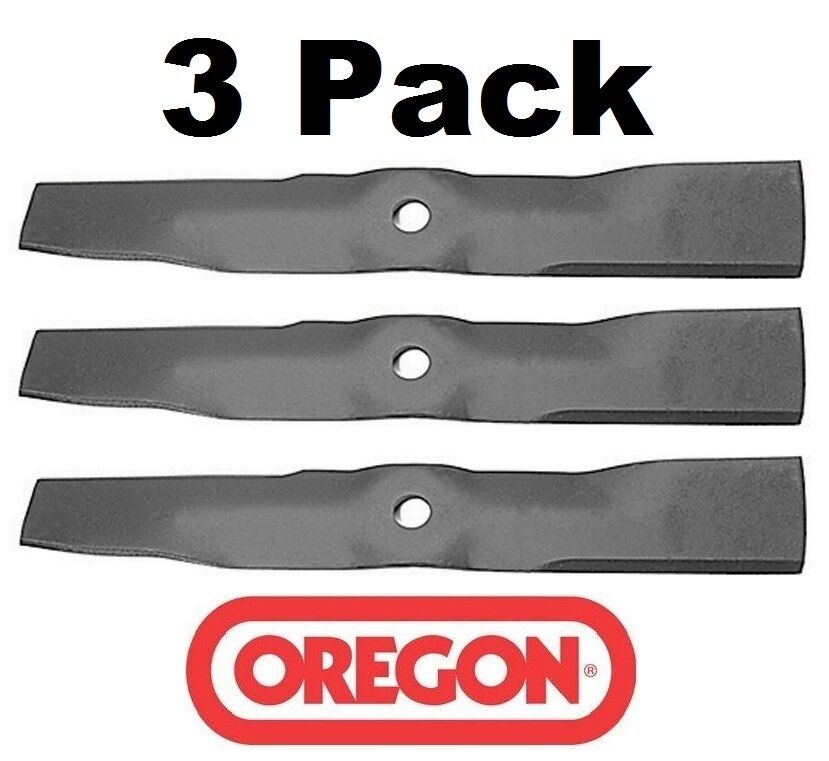 3 Pack Oregon 91-079 Mower Blade for John Deere M136194 M136185 48" 7 Iron Deck