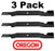 3 Pack Oregon 91-135 Mower Blade Fits Encore 823006