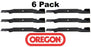 6 Pack Oregon 91-135 Mower Blade Fits John Deere TCU34281