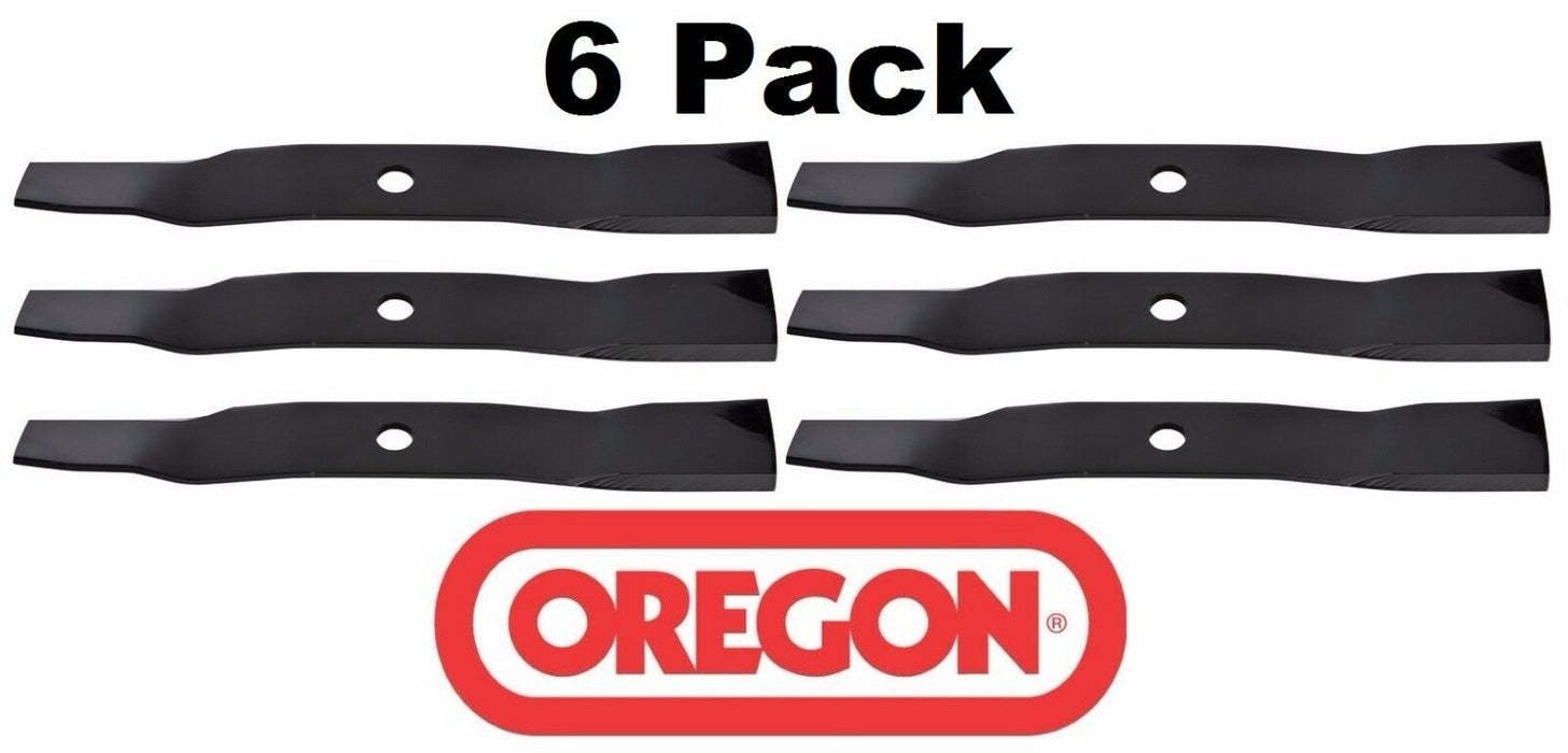 6 Pack Oregon 91-138 Mower Blade for John Deere M136195 M135334 54" 7 Iron Deck