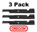 3 Pack Oregon 91-180 Mower Blade Gravely 04919100