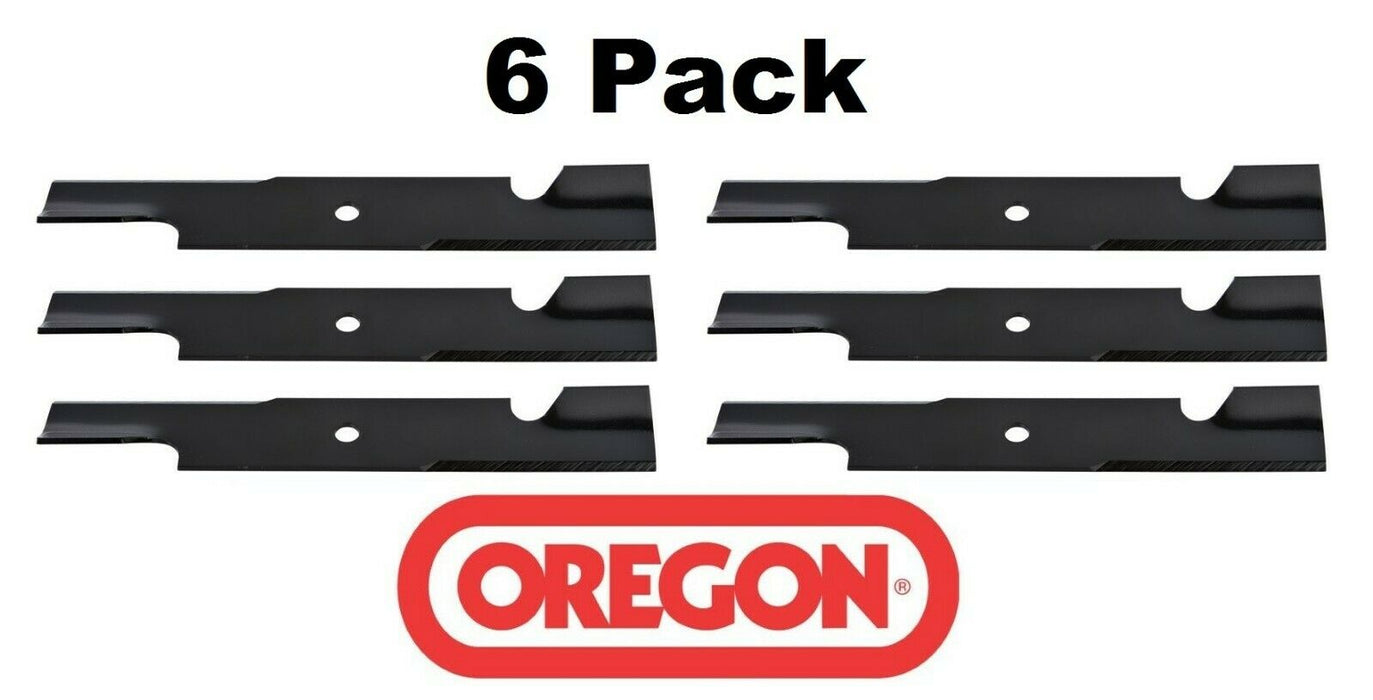 6 Pack Oregon 91-180 Mower Blade Fits John Deere 483011